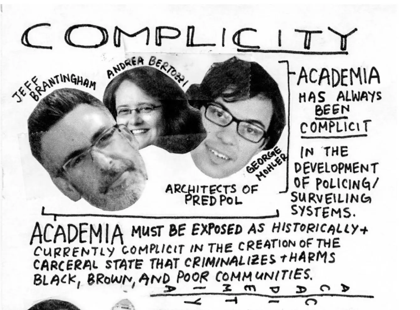Academia has always been complicit in the development of policing surveilling systems.
